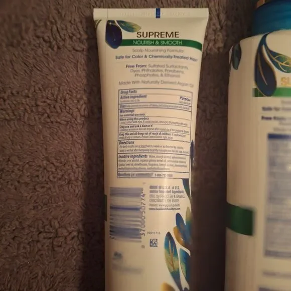 2 HEAD & SHOULDERS SUPREME 1SHAMPOO & 1CONDITIONER W/ARGAN OIL JOJOBA OIL - Picture 6 of 6